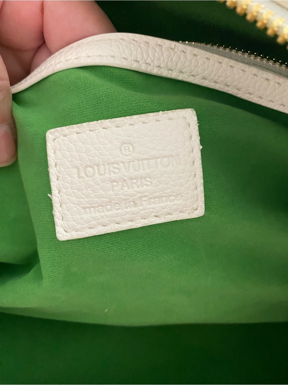 Louis Vuitton White & Mint Monogram Travel Duffel - Picture 11 of 14